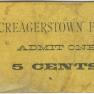 Creagerstown Fair Ticket 001