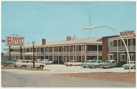 Mt Manor Motel Postcard JAK 001A