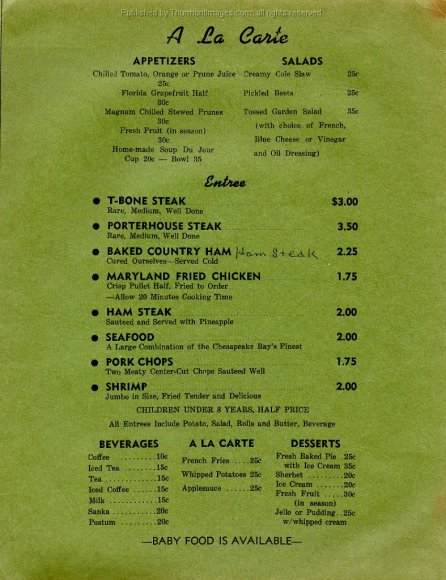 Mt Manor Restaurant Menu JAK 001C