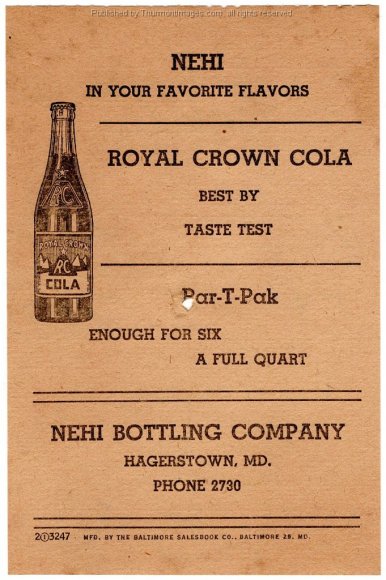 Saylor's Store Nehi-RC Cola 1953-08-29 JAK 001B