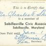 Sabillasville Civic Association 001 SB