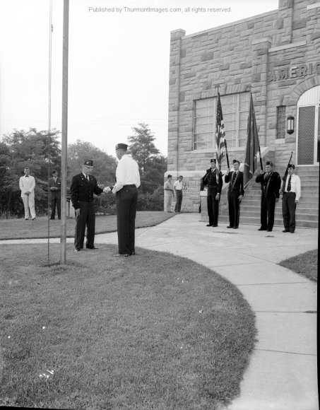 American Legion Flag Raising 1960 002A JAK