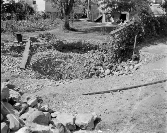 Carroll Street Sink Hole 1954 001 JAK