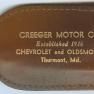 Creeger Motor Company Ad 002