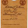 Cub Scouts Darrell Lewis Membership Card 1952 001C LinLew