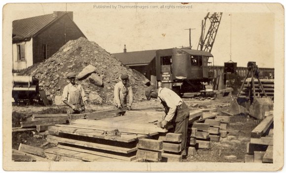 Group of Unknown Construction Workers