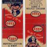 Martin's Esso Matchbook Cover 001A JAK