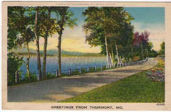 Post Card Greetings from Thurmont JAK 001A