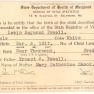 Powell, Lewis Raymond Birth Cert 001A LP