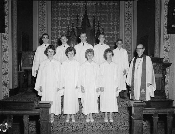 St Johns Lutheran Church Choir 1964 001 THS