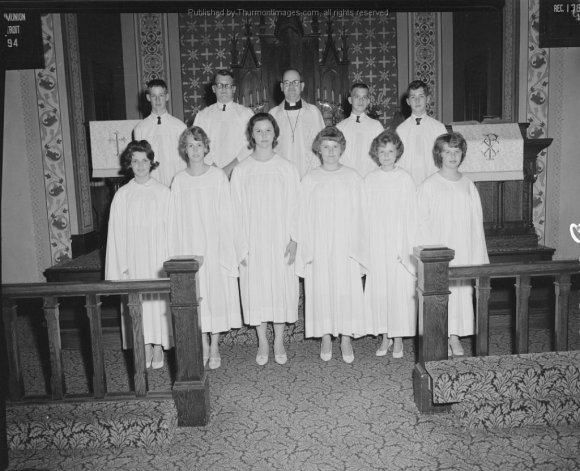 St Johns Lutheran Church Choir 1964 002 THS