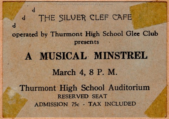 A Musical Minstrel Ticket 03-03 MJB-DB 002