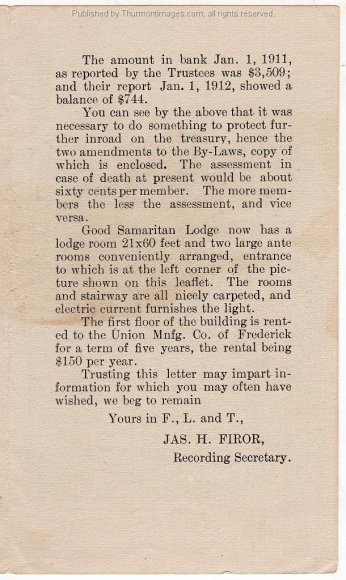 IOOF Brochure January 1912 BarM 001C